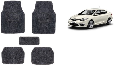 Autofetch Rubber Standard Mat For  Renault Fluence(Black)