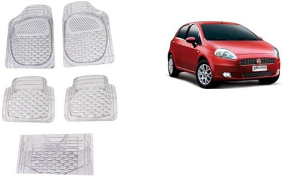 Autofetch Rubber Standard Mat For  Fiat Punto(White)