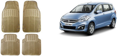 Autofetch Rubber Standard Mat For  Maruti Suzuki Ertiga(Beige)
