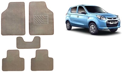 Autofetch Rubber Standard Mat For  Maruti Suzuki Alto 800(Beige)