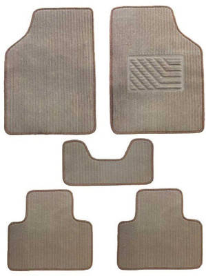 Autofetch Rubber Standard Mat For  Universal For Car(Beige)