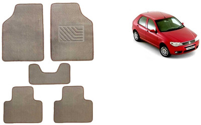 Autofetch Rubber Standard Mat For  Fiat Palio(Beige)
