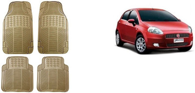 Autofetch Rubber Standard Mat For  Fiat Punto(Beige)