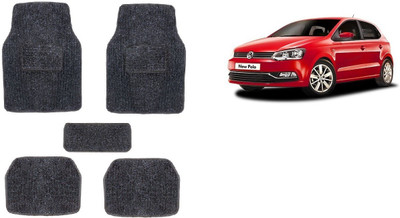 Autofetch Rubber Standard Mat For  Volkswagen Polo Exquisite(Black)