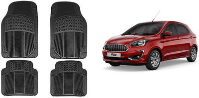Autofetch Rubber Standard Mat For  Ford Figo(Black)