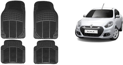 Autofetch Rubber Standard Mat For  Renault Scala(Black)