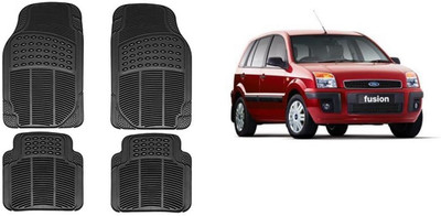 Autofetch Rubber Standard Mat For  Ford Fusion(Black)