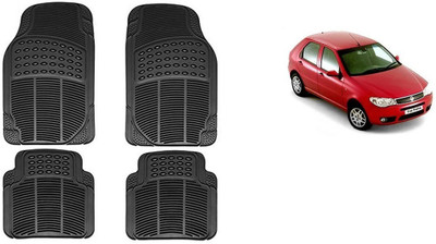 Autofetch Rubber Standard Mat For  Fiat Palio(Black)