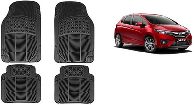 Autofetch Rubber Standard Mat For  Honda Jazz(Black)