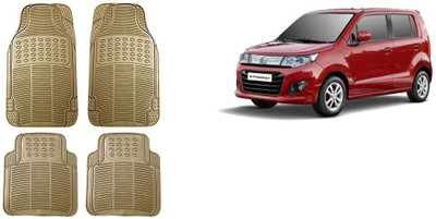 Autofetch Rubber Standard Mat For  Maruti Suzuki WagonR Stingray(Beige)