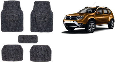 Autofetch Rubber Standard Mat For  Renault Duster(Black)