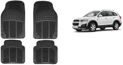 Autofetch Rubber Standard Mat For  Chevrolet Captiva(Black)