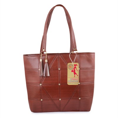 Ritupal COLLECTION Women Brown Tote