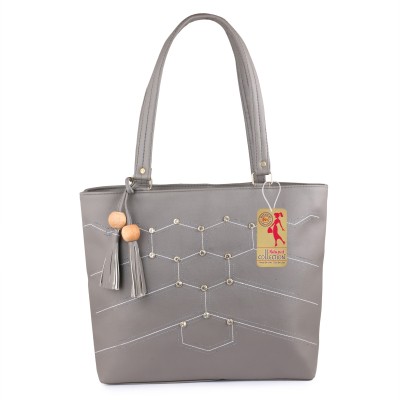 Ritupal COLLECTION Women Grey Tote