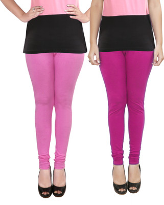 Liyra Churidar Ethnic Wear Legging(Multicolor, Solid)