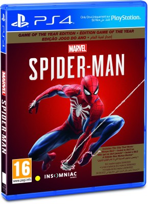 Marvel's Spider Man (Game of the Year Edition)(Full Game + DLC, for PS4)