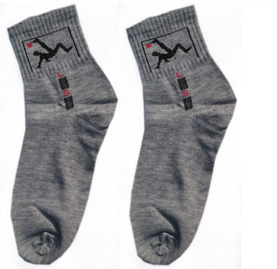 poksi Men Solid Ankle Length(Pack of 2)