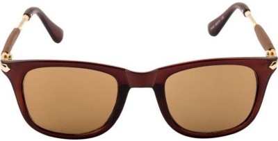 jazz style Wayfarer Sunglasses(For Men & Women, Brown)