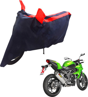 UrbanLifesylers Two Wheeler Cover for Kawasaki(Z250, Blue, Red)