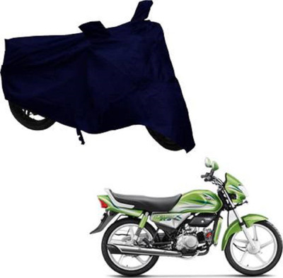 AutoRash Two Wheeler Cover for Hero(HF Dawn, Blue)