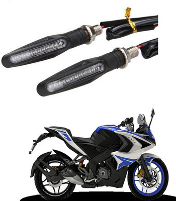 BRPEARl Side LED Indicator Light for Bajaj Pulsar 200 AS(Blue)