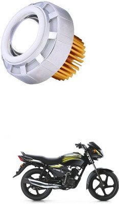 PRTEK LED Headlight Lens Projector for All Bikes UNiversal for bike 0043 Headlight Motorbike LED for TVS (12 V, 35 W)(Star City, Pack of 1)