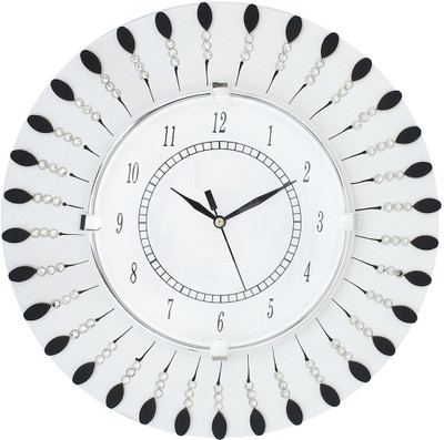 CAPIO ART Analog 30 cm X 30 cm Wall Clock(White, With Glass, Standard)