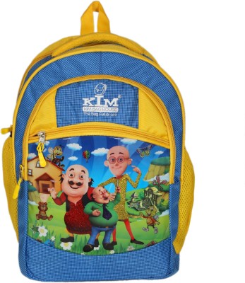 Kim Bag House school bag for 1st to 5th Waterproof School Bag(Light Blue, 20 L)