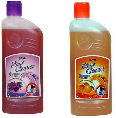 saya Liquid Disinfectant Surface & Floor Cleaner with Lavander Fragrance (500 ML) and Orange Fragrance (500ML) Lavander_Orange(2 x 0.5 L)