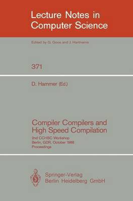 Compiler Compilers and High Speed Compilation(English, Electronic book text, unknown)
