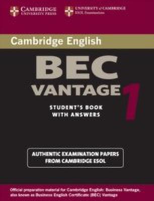 Cambridge BEC Vantage 1(English, Paperback, University of Cambridge Local Examinations Syndicate)