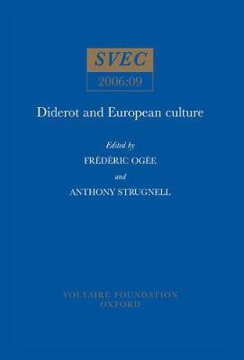 Diderot and European Culture(English, Paperback, unknown)