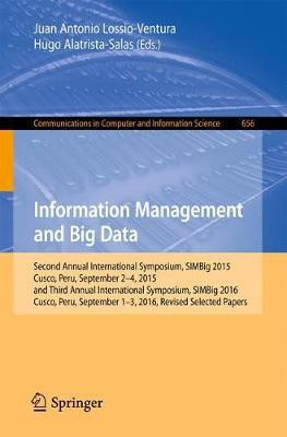 Information Management and Big Data(English, Paperback, unknown)