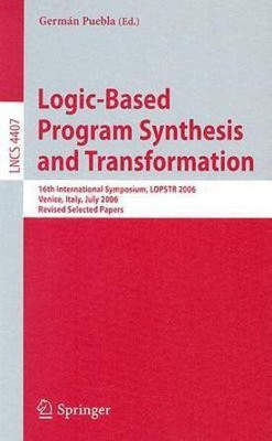 Logic-Based Program Synthesis and Transformation(English, Paperback, unknown)
