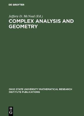 Complex Analysis and Geometry(English, Hardcover, unknown)