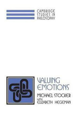 Valuing Emotions(English, Hardcover, Stocker Michael)