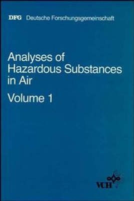 Analyses of Hazardous Substances in Air: v. 1(English, Hardcover, unknown)