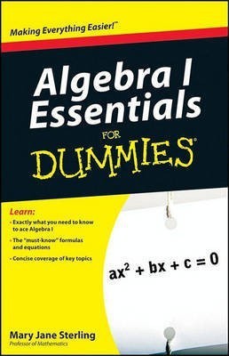 Algebra I Essentials For Dummies(English, Electronic book text, Sterling Mary Jane)