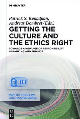 Getting the Culture and the Ethics Right(English, Electronic book text, unknown)