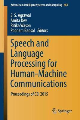 Speech and Language Processing for Human-Machine Communications(English, Paperback, unknown)