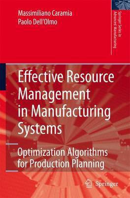 Effective Resource Management in Manufacturing Systems(English, Electronic book text, Caramia Massimiliano)