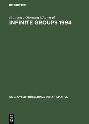 Infinite Groups 1994(English, Electronic book text, unknown)