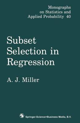 Subset Selection in Regression(English, Hardcover, Miller Alan)
