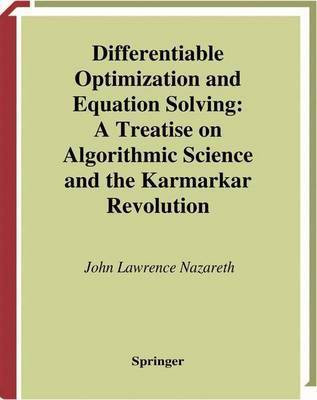 Differentiable Optimization and Equation Solving(English, Electronic book text, Nazareth John L.)