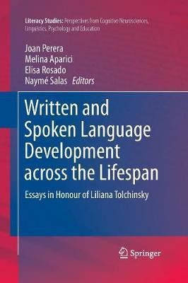 Written and Spoken Language Development across the Lifespan(English, Paperback, unknown)