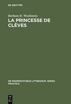 La princesse de Cleves(English, Electronic book text, Woshinsky Barbara R.)