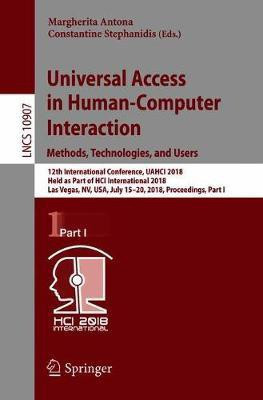 Universal Access in Human-Computer Interaction. Methods, Technologies, and Users(English, Paperback, unknown)