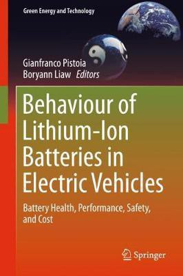 Behaviour of Lithium-Ion Batteries in Electric Vehicles(English, Hardcover, unknown)