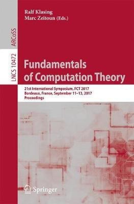 Fundamentals of Computation Theory(English, Paperback, unknown)