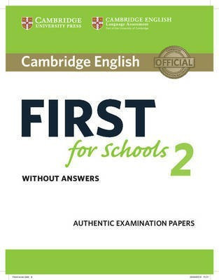 Cambridge English First for Schools 2 Student's Book without answers(English, Paperback, unknown)